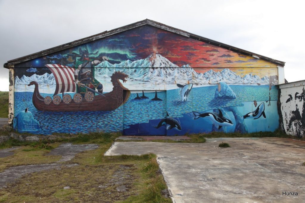 Fresques de street art à Hellissandur