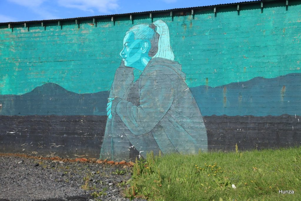 Street art à Hellissandur en Islande