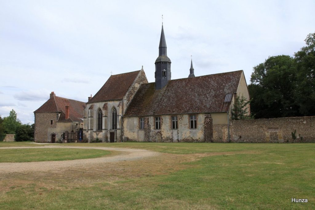 Vue de l'abbaye Saint-Nicolas à Verneuil-sur-Avre
