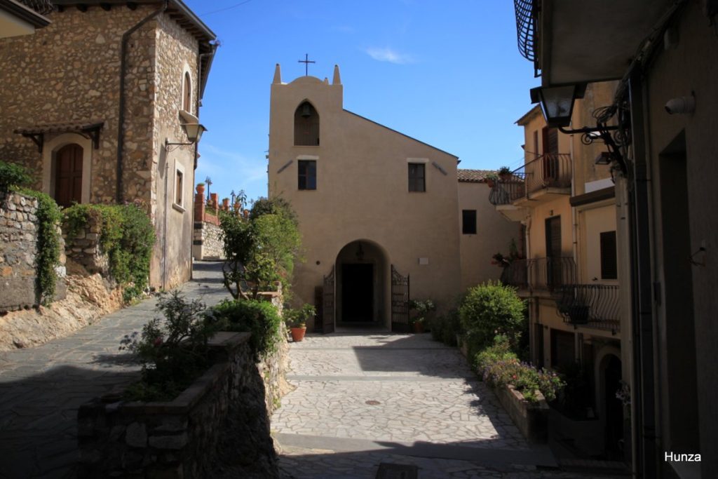 Eglise San Giorgio dans le village de Castelmola au-dessus de Taormine