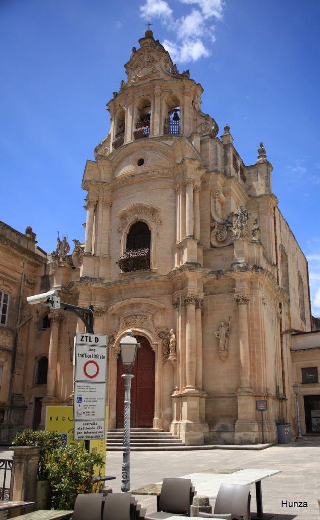 Architecture baroque de l'église San Giuseppe à Raguse Ibla en Sicile