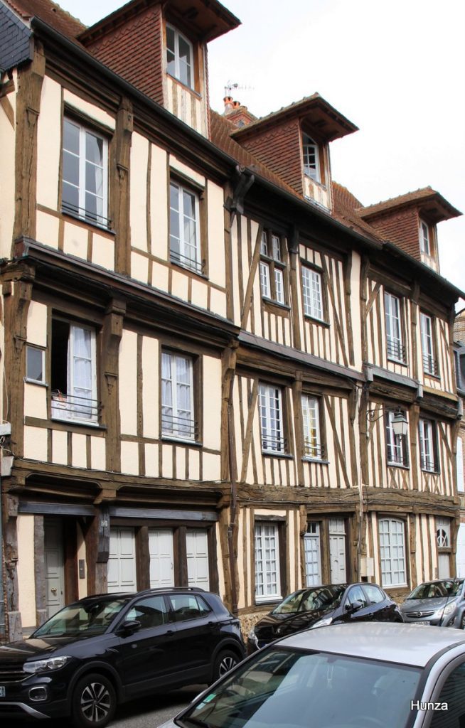 Maisons à pans de bois de la rue de la Madeleine à Verneuil-sur-Avre