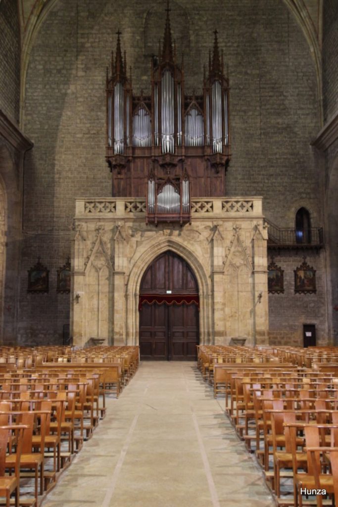 Grand orgue de l'église Sainte-Marie à Mirande dans le Gers