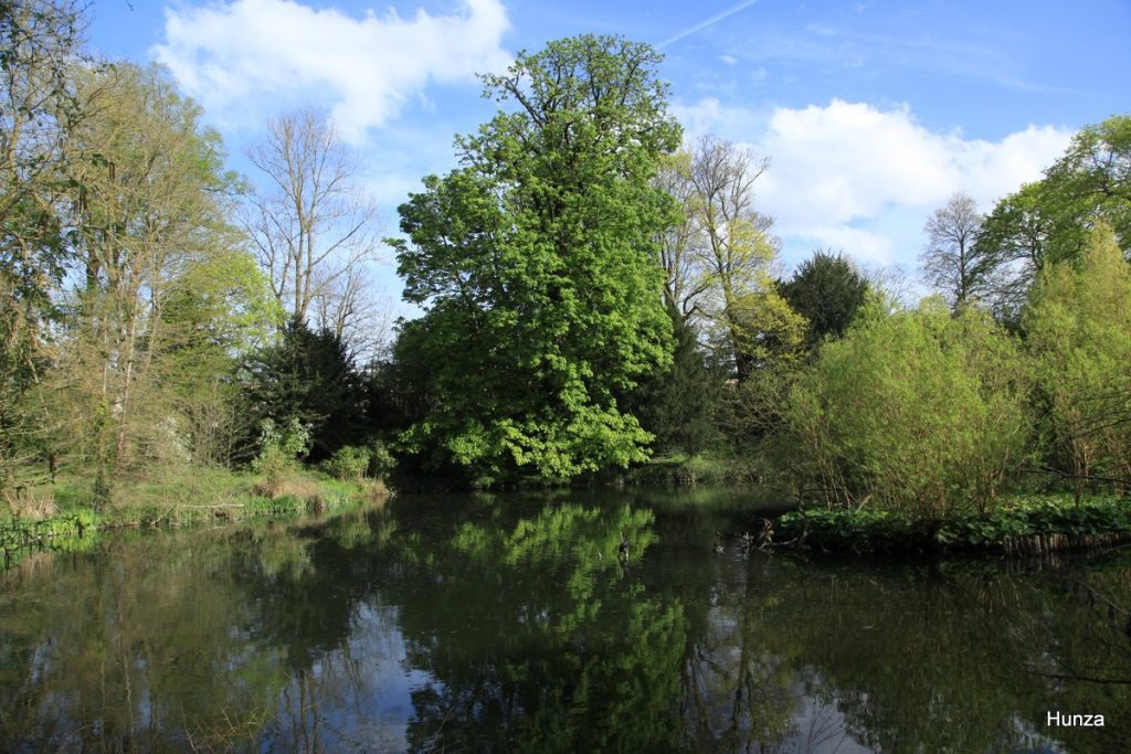 Pièce d'eau du parc Balbi à Versailles