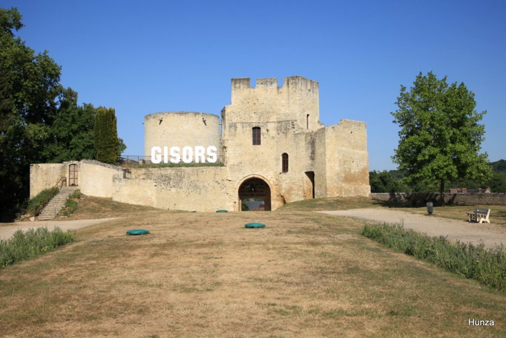 La porte du Gouverneur du château de Gisors dans l'Eure