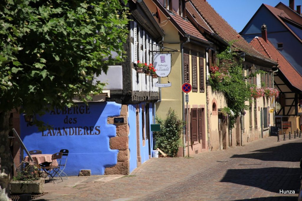 Auberge des Lavandières dans la Grand'Rue de Bergheim en Alsace