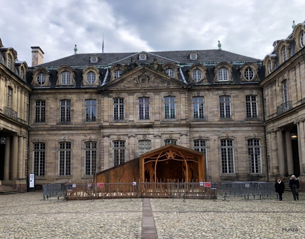 Cour d'honneur du palais Rohan à Strasbourg