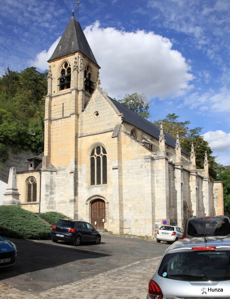 Église Saint-Samson de La Roche-Guyon au pied des falaises