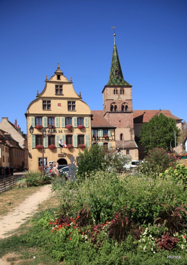 Hôtel de ville et église Sainte-Anne de Turckheim