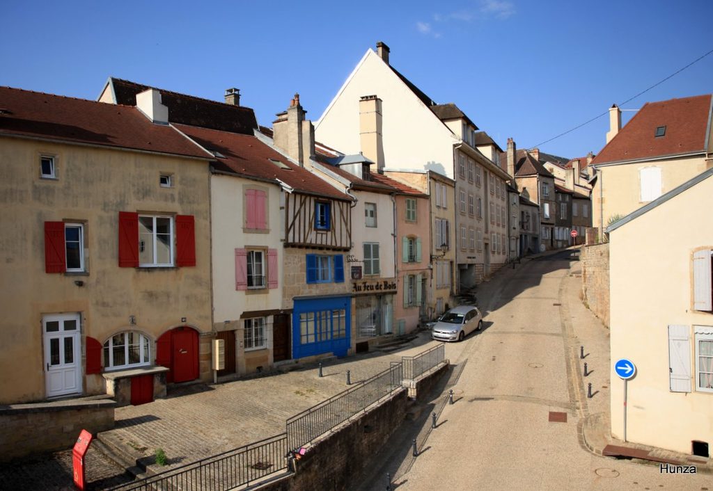 Maison à pans de bois dans la rue du Grand Cloître à Langres