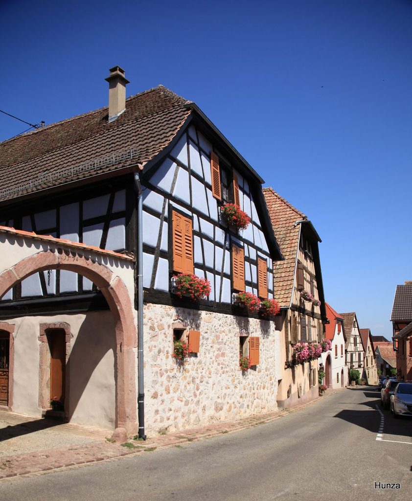 Maisons à colombages des 12 et 14 Grand-Rue à Hunawihr