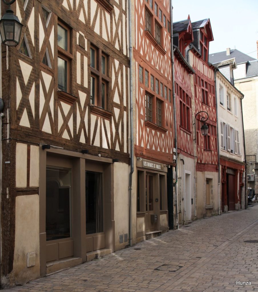 Maisons à pans de bois du 31 au 37 rue de l’Empereur à Orléans