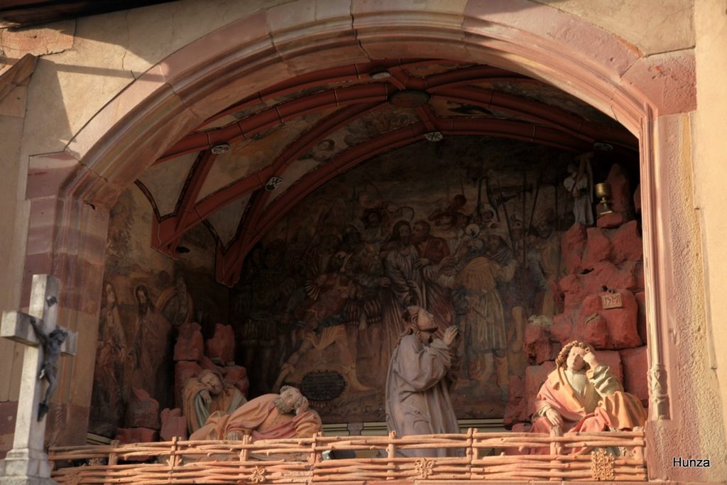 Mont des Oliviers dans la chapelle de la Vierge à Obernai