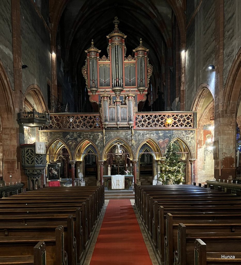 Jubé et orgue Silbermann de l'église Saint-Pierre-le-Jeune de Strasbourg