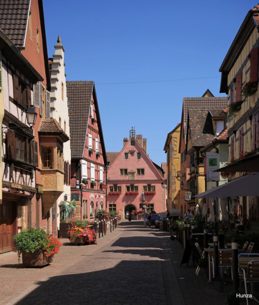 Oriel du 14e siècle au 14 Grand’Rue à Turckheim