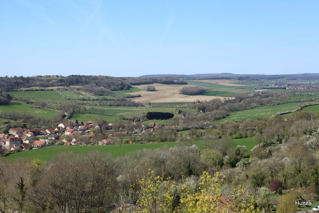 Panorama depuis les remparts de Langres côté ouest