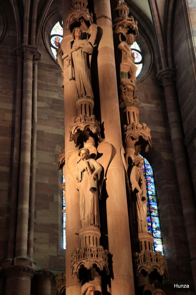 Pilier des Anges dans la cathédrale de Strasbourg