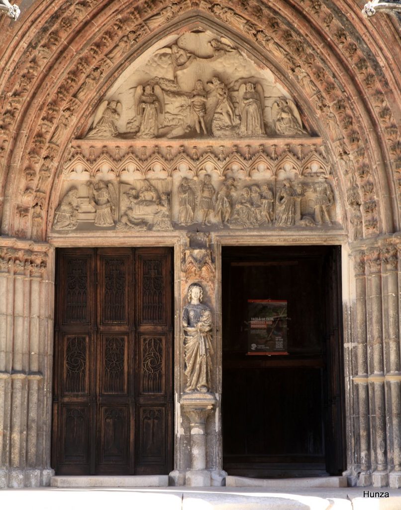 Portail Saint-Jean de la basilique Saint-Jean-Baptiste de Chaumont