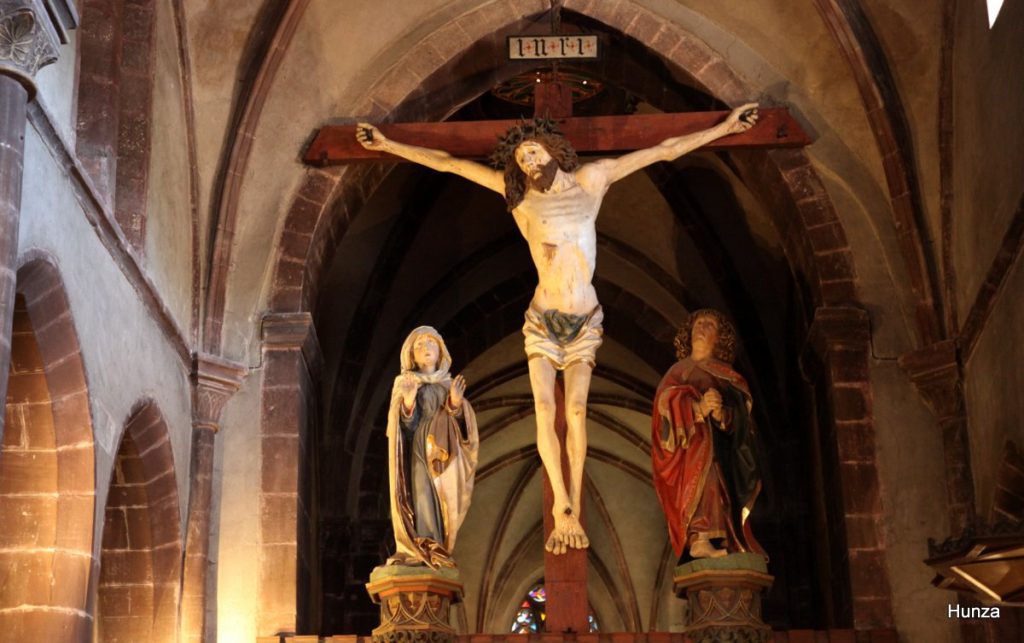 Poutre de gloire de l'église Sainte-Croix de Kaysersberg