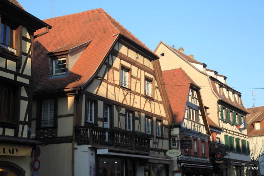 Maisons à colombages de la rue du Général Gouraud à Obernai