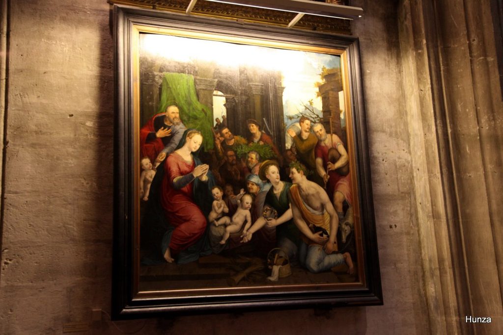 Adoration des bergers dans la basilique Saint-Pierre à Avignon