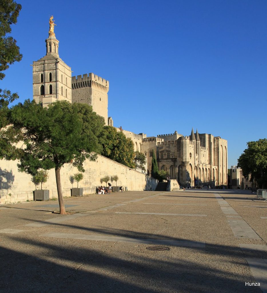 Palais des Papes et Notre-Dame des Doms à Avignon