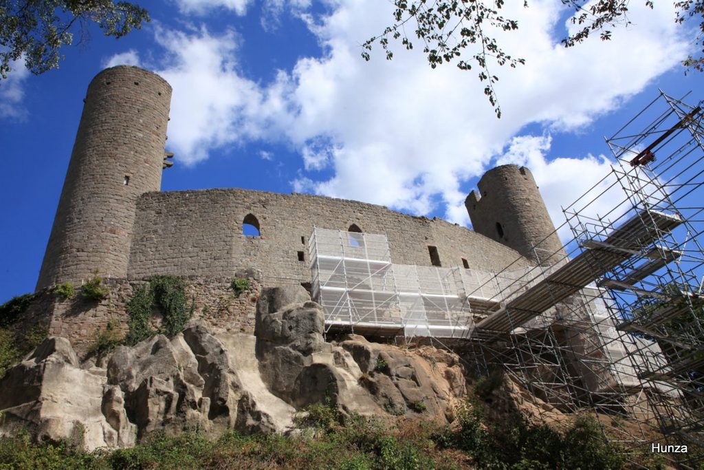 Château de Haut Andlau en cours de restauration