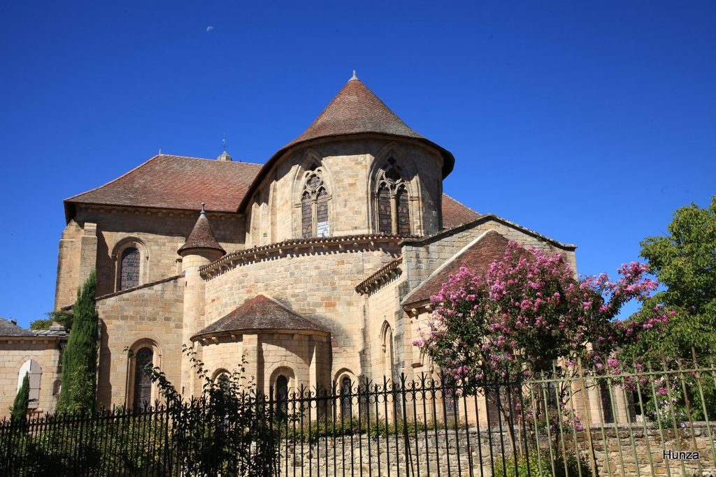 Chevet de l’abbatiale Saint-Sauveur à Figeac