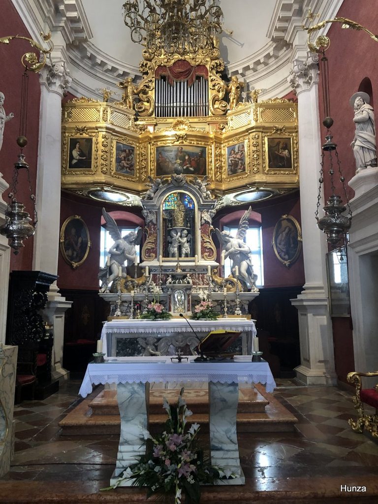 Autel baroque de l'église Saint-Blaise à Dubrovnik