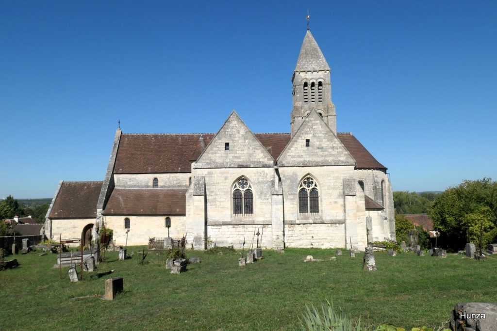 Église Saint-Gervais-et-Saint-Protais de Pontpoint vue depuis le cimetière
