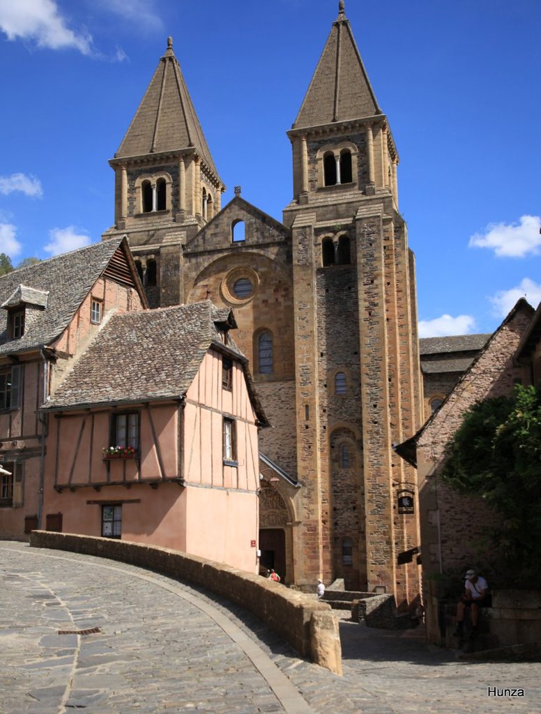 Façade occidentale de l’abbatiale Sainte-Foy de Conques