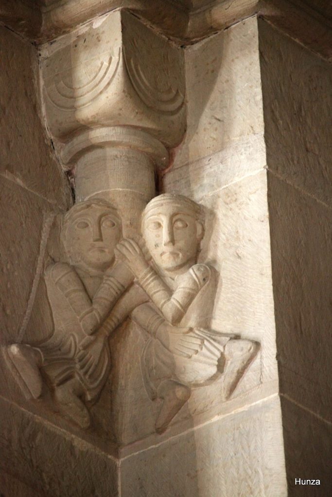Gémeaux sculptés dans l’église de Rosheim