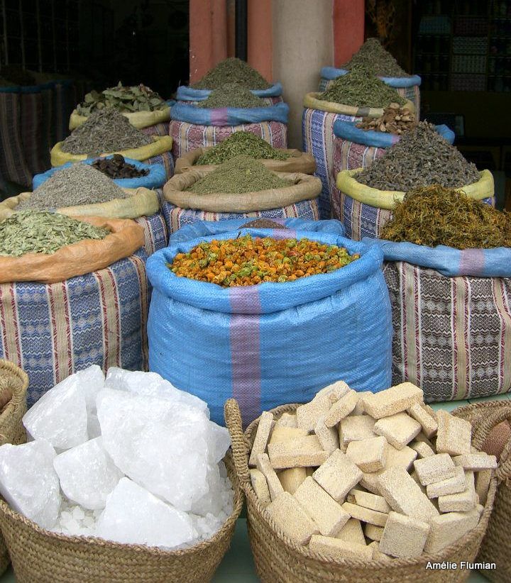 Marrakech, souk des épices