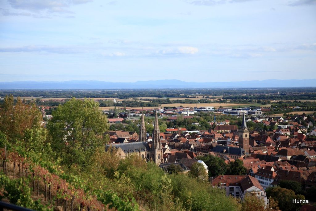 Panorama d’Obernai depuis le Mémorial de l’ADEIF