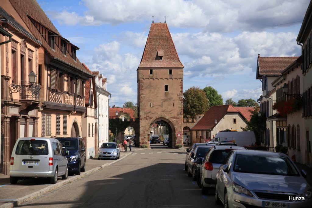 Porte basse de Rosheim vue depuis l’ouest