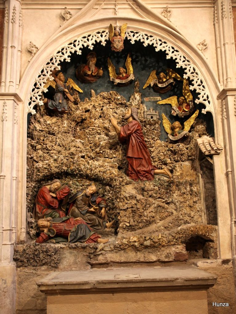 Retable du Christ au Mont des Oliviers dans la cathédrale de Rodez