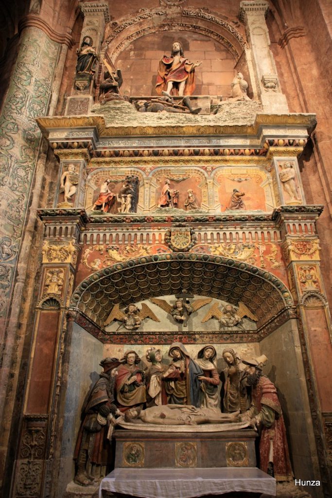 Retable de la Mise au tombeau dans la cathédrale de Rodez