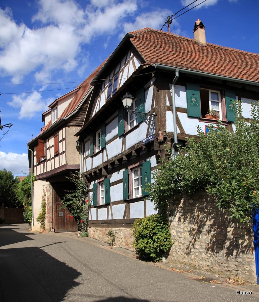 Maison à colombages dans la rue du Coin à Rosheim