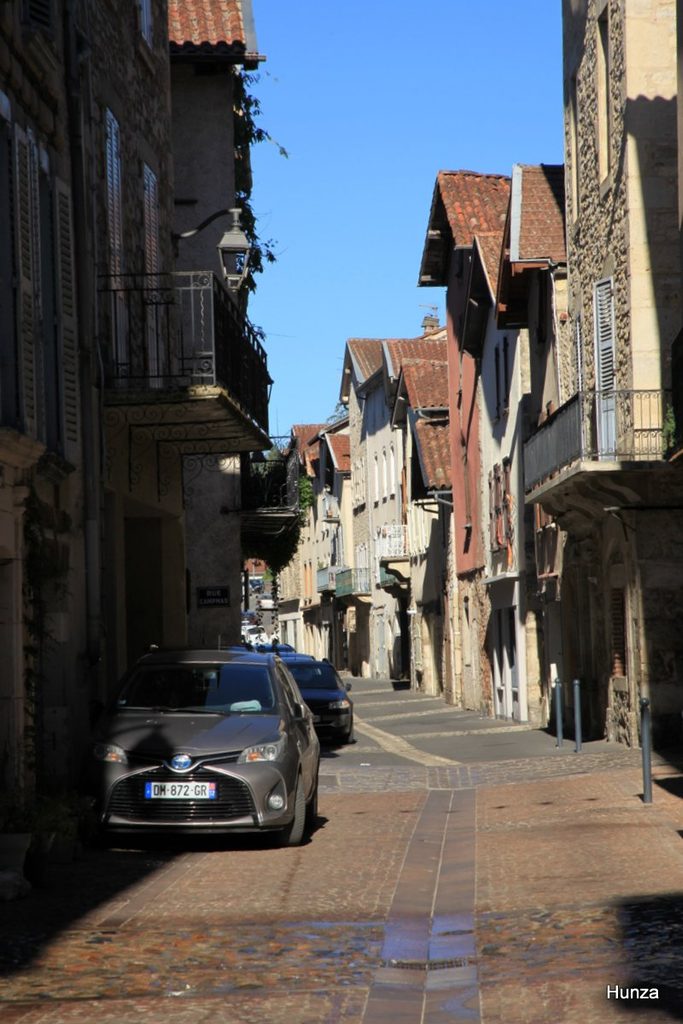 Rue du Marteau à Villefranche-de-Rouergue