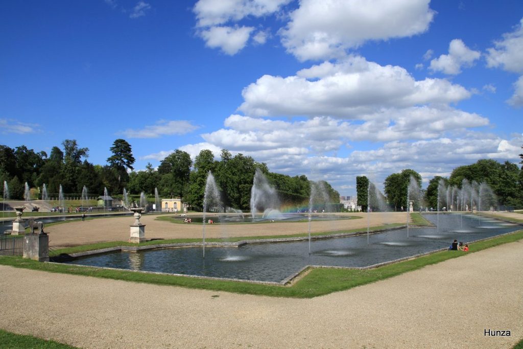 Fontaine des vingt-quatre gerbes et grande gerbe au domaine national de Saint-Cloud
